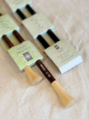 set of lantern moon US 17 / 12mm - ebony wood knitting needles single point NWT